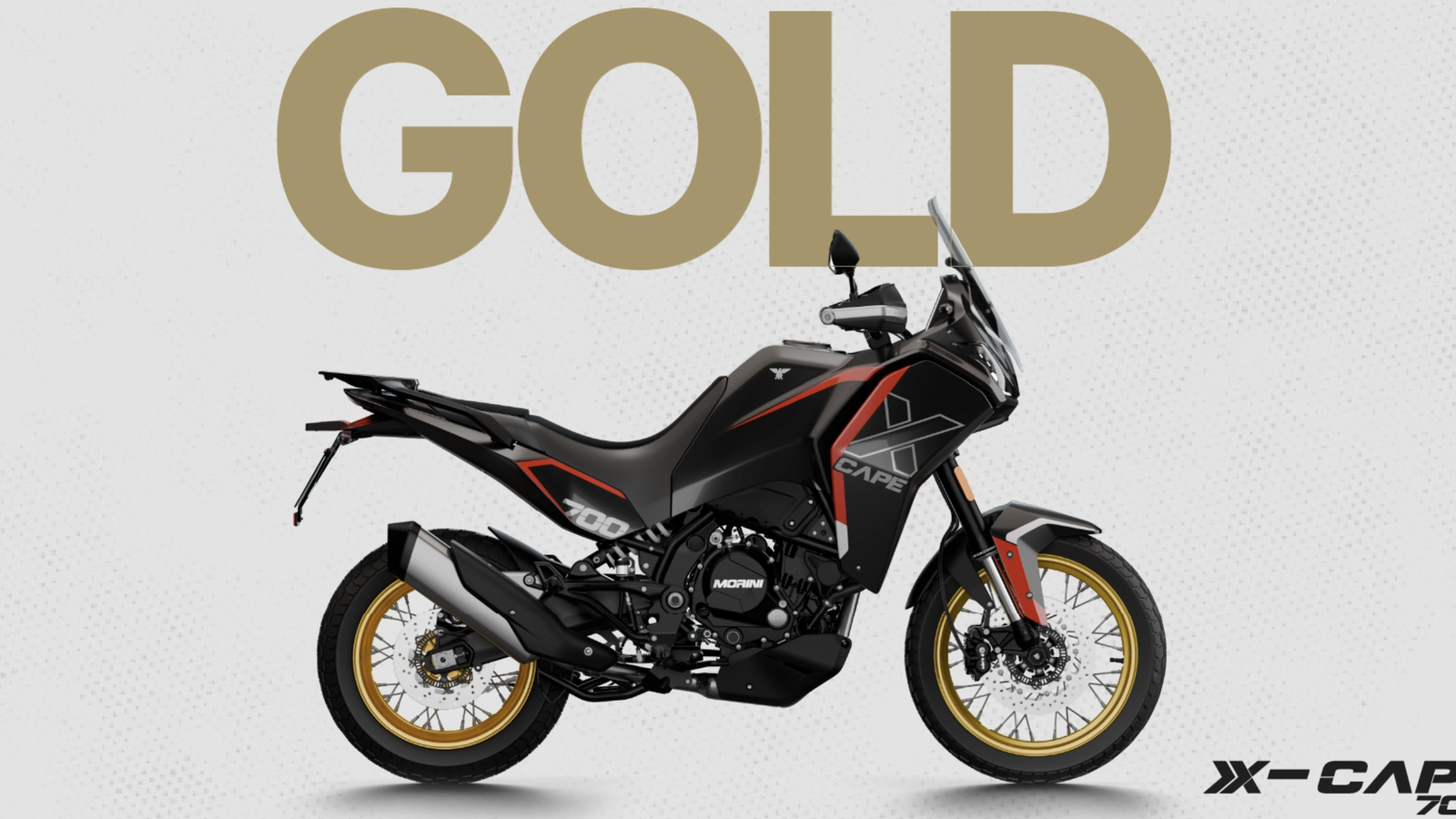 The new Moto Mornini X-Cape Gold Edition